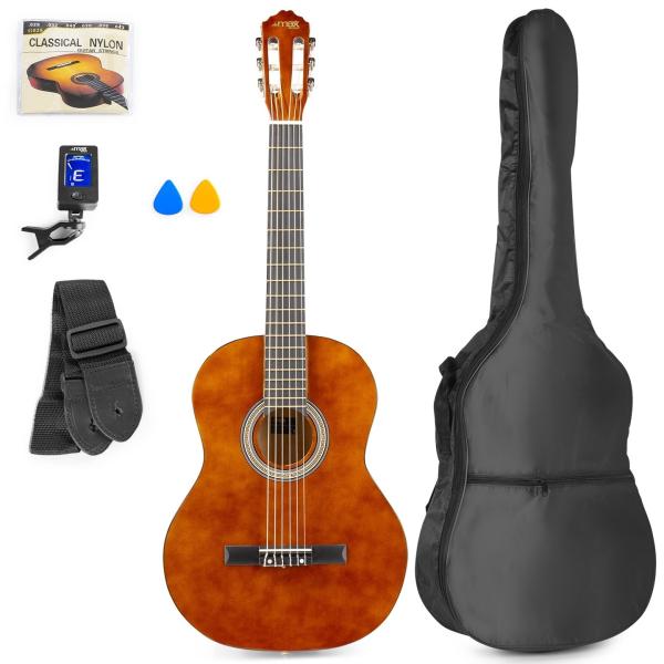 Pack Soloart Guitarra Clássica + Acessórios (Madeira Escura) - MAX