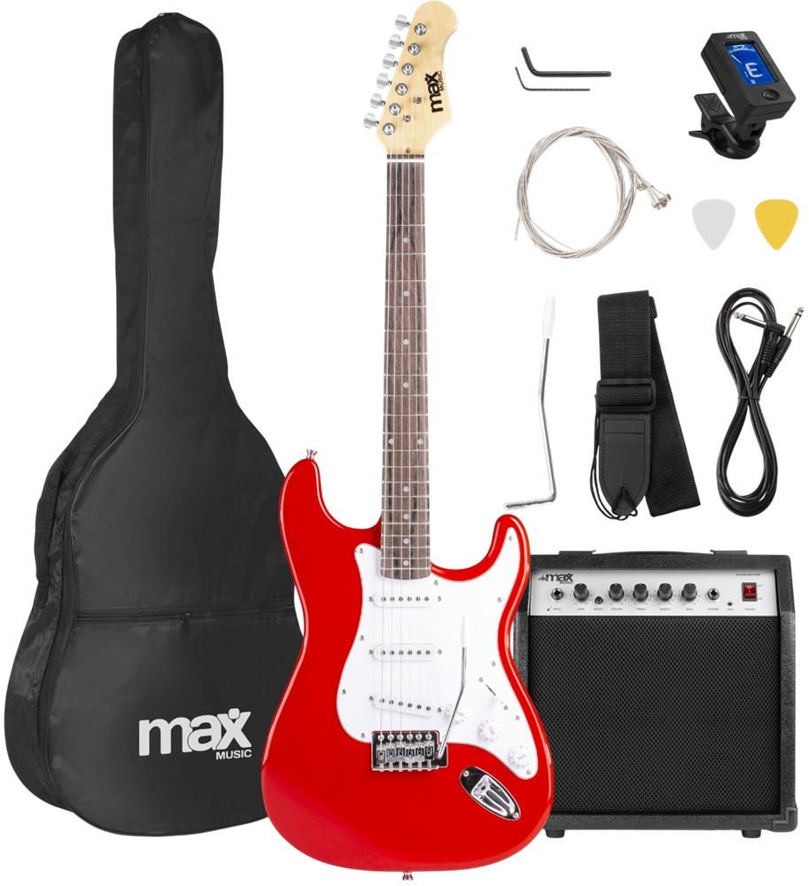 Pack GIGKIT Guitarra Eléctrica + Amplificador 6 40W (Vermelho) - MAX