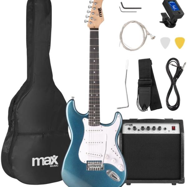 Pack GIGKIT Guitarra Eléctrica + Amplificador 6 40W (Azul) - MAX