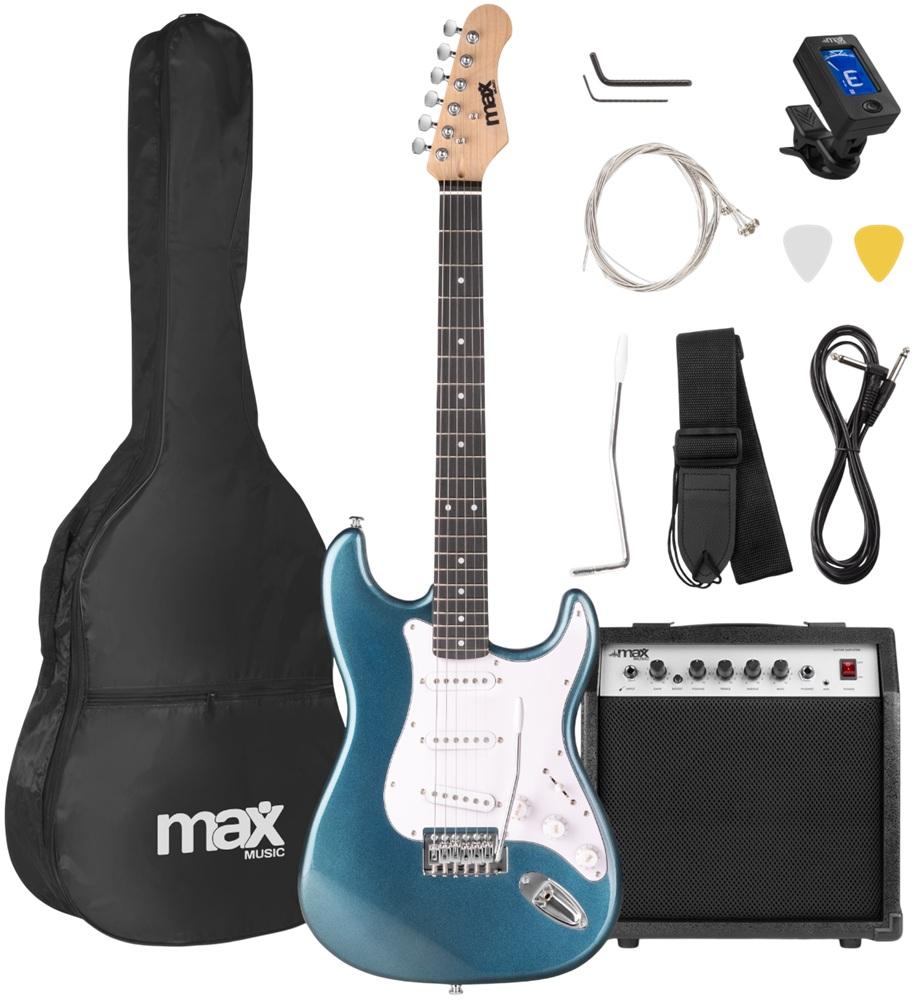 Pack GIGKIT Guitarra Eléctrica + Amplificador 6 40W (Azul) - MAX