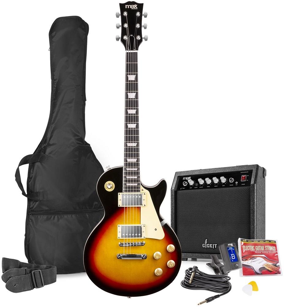 Pack GIGKIT LP Guitarra Eléctrica + Amplificador 6 40W (Sunburst) - MAX