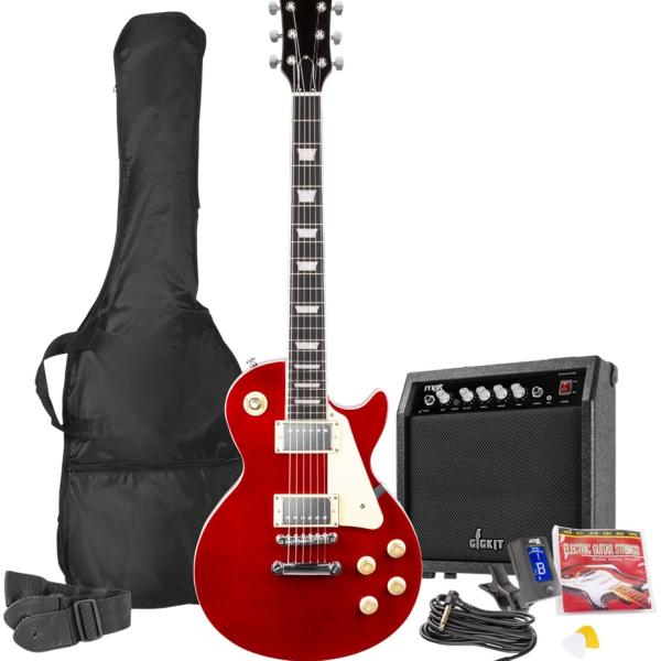 Pack GIGKIT Guitarra Elétrica + Amplificador 6 40W (Vermelho) - MAX