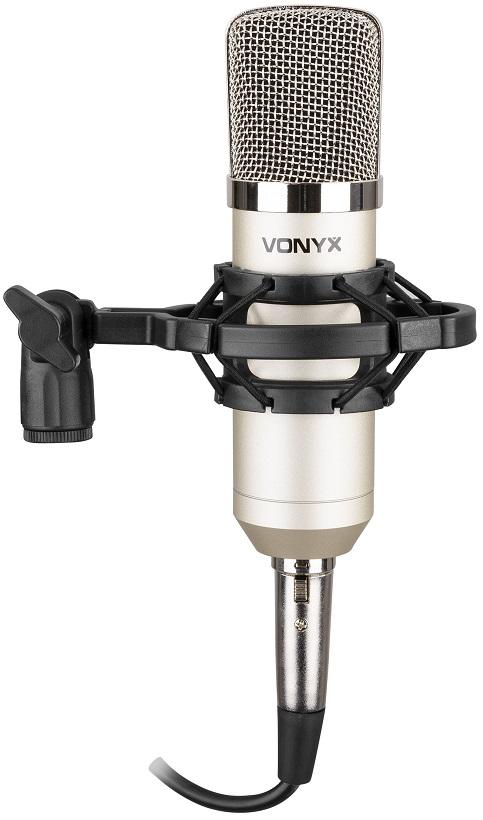 Microfone de Estúdio Condensador (CM400) Cinza - VONYX