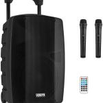 Coluna Amplificada Portátil 10 200W MP3/USB/SD/2xUHF/BLUETOOTH/AUX (VSP200) - VONYX