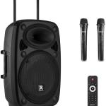 Coluna Amplificada Portátil 12 800W MP3/USB/SD/FM/2xUHF/BLUETOOTH (VERVE38) Preto - VONYX