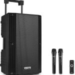 Coluna Amplificada Portátil 12 800W MP3/USB/SD/FM/2xUHF/BLUETOOTH (VSA500) - VONYX