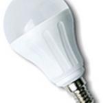 Lampada LED E14 A60 220V 7W Branco Q. 3000K 620Lm
