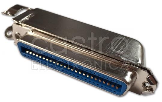 Ficha Centronics 50P Femea (90º)