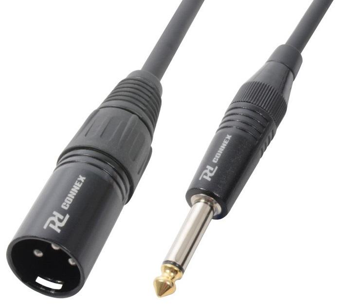 Cabo Jack 6,3mm Macho Mono - Canon Macho (8 mts) - Power Dynamics CONNEX