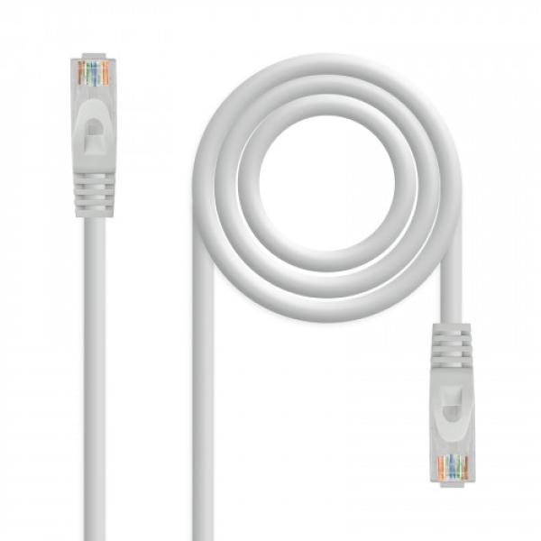 Cabo de rede Nanocable RJ45 Cat.6A UTP LSZH AWG24 Cinzento 0.5 M