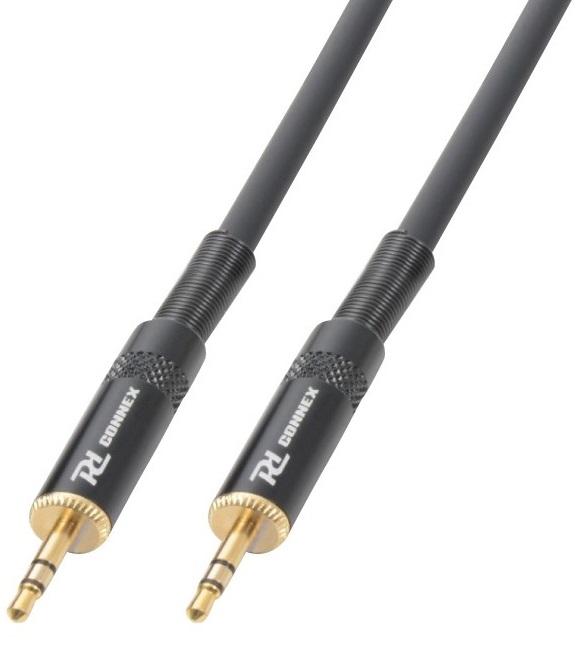 Cabo Jack 3.5mm Stereo Macho - Jack 3.5mm Stereo Macho (6 mts) - POWER DYNAMICS CONNEX CX88 - 6