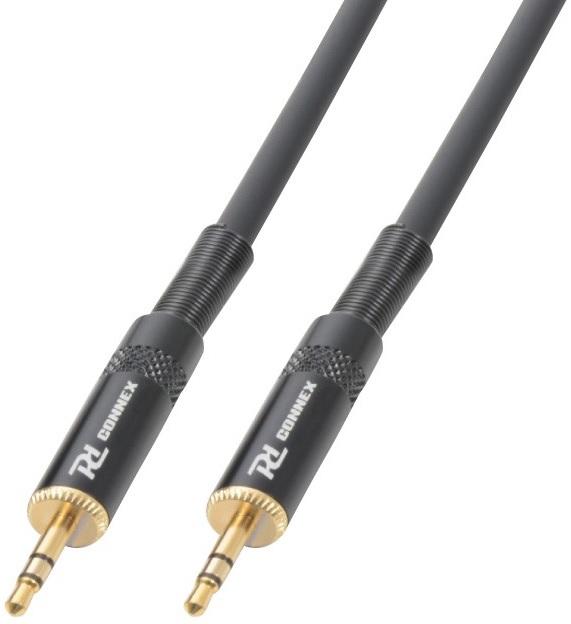 Cabo Jack 3,5mm Macho Stereo - Jack 3,5mm Macho Stereo (1,5 mts) - Power Dynamics Connex