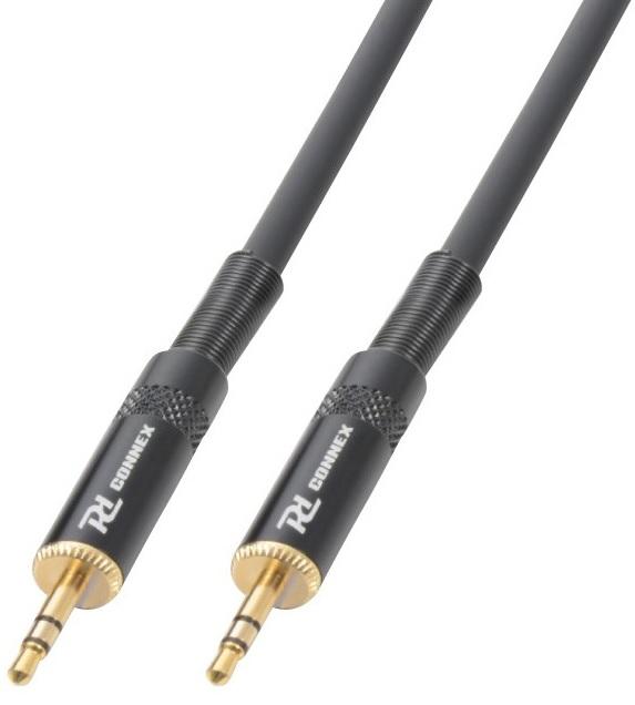 Cabo Jack 3,5mm Macho Stereo - Jack 3,5mm Macho Stereo (3 mts) - Power Dynamics Connex