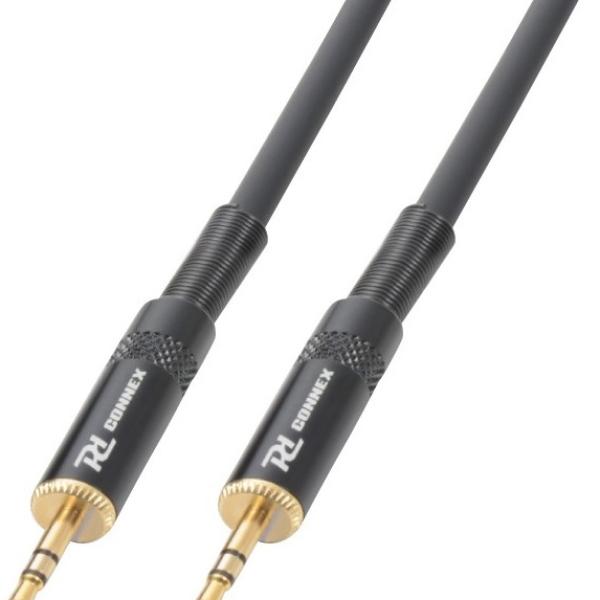 Cabo Jack 3,5mm Macho Stereo - Jack 3,5mm Macho Stereo (3 mts) - Power Dynamics Connex