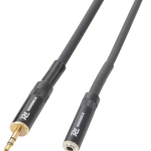 Cabo Jack 3,5mm Macho Stereo - Jack 3,5mm Fêmea Stereo (1,5 mts) - Power Dynamics CONNEX