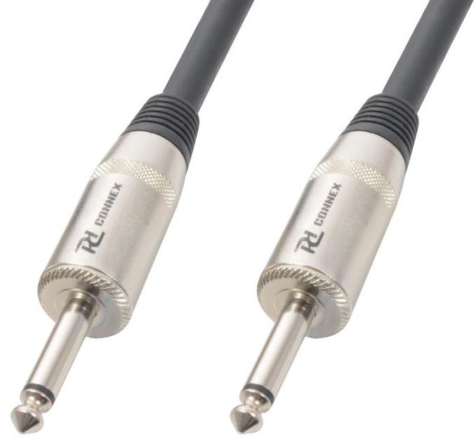 Cabo Profissional Jack 6,3mm M. Mono + Jack 6,3mm M. Mono (6 mts) - Power Dynamics CONNEX