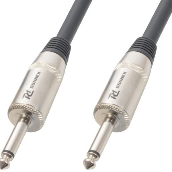 Cabo Profissional Jack 6,3mm M. Mono + Jack 6,3mm M. Mono (15 mts) - POWER DYNAMICS CONNEX CX29 - 15