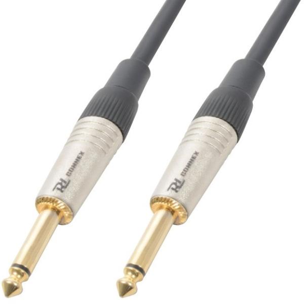 Cabo Jack 6,3mm Macho Mono - Jack 6,3mm Macho Mono (6 mts) - Power Dynamics CONNEX CX116 - 6