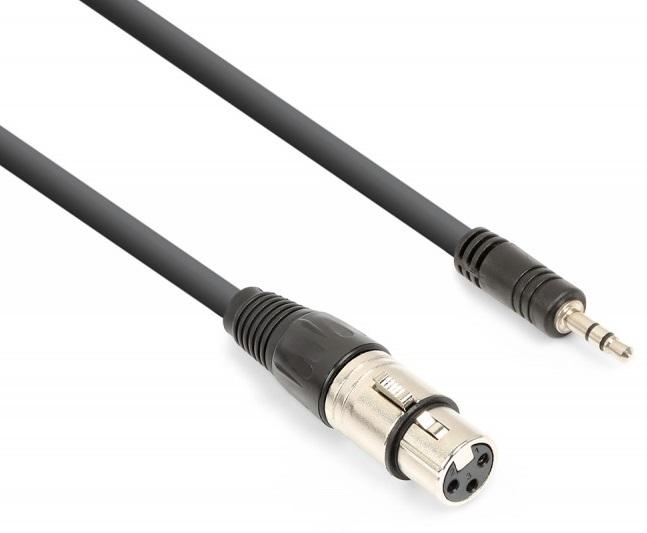 Cabo Canon Fêmea - Jack 3,5mm Macho Stéreo (50cm) - VONYX CX320 - 05