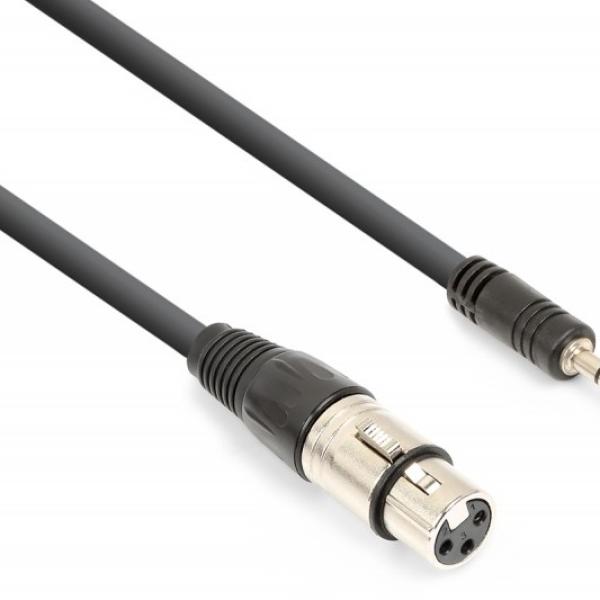 Cabo Canon Fêmea - Jack 3,5mm Macho Stéreo (50cm) - VONYX CX320 - 05