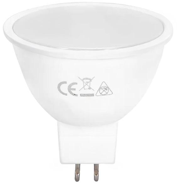 Lampada LED 12V AC/DC MR16 6W Branco F. 6000K 120º 540Lm