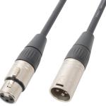 Cabo DMX Canon Macho - Canon Fêmea (6 mts) - Power Dynamics CONNEX
