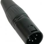 Ficha Canon DMX Macho Terminal 5 Pinos (CX108) - POWER DYNAMICS CONNEX