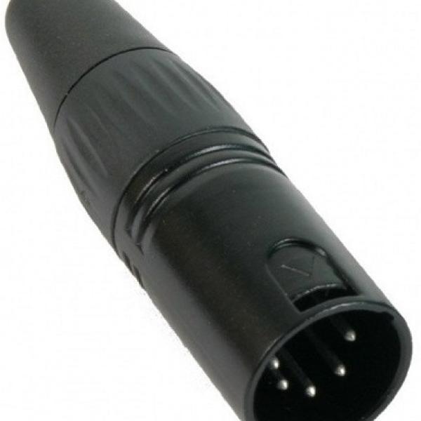 Ficha Canon DMX Macho Terminal 5 Pinos (CX108) - POWER DYNAMICS CONNEX