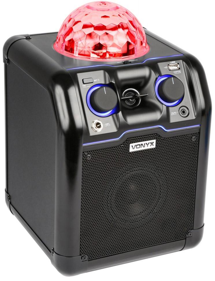 Coluna Portátil Bluetooth c/ Efeitos de LED RGB (Preto) SBS50B - VONYX