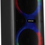 Coluna Portátil Amp. 160W Bluetooth/USB/microSD c/ LED´s + Microfone + Comando (Track510) - FENTON
