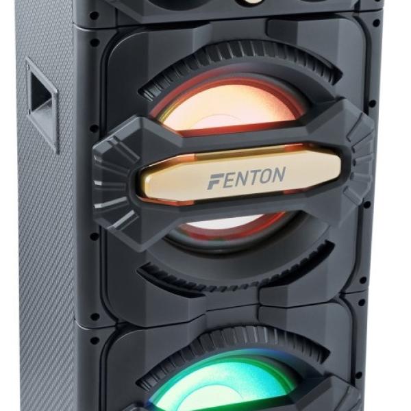 Consola de Som Portátil DJ 800W c/ USB/SD/BLUETOOTH e Efeitos LED (LIVE2101) - FENTON