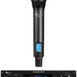 Central Microfone de Mão UHF 160 Canais s/ Fios (PD210) - Power Dynamics