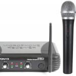 Central 2 Microfones Mão VHF 2 Canais s/ Fios (STWM712) - VONYX