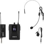 Microfone Cabeça / Lapela s/ Fios UHF (WM55B) - VONYX