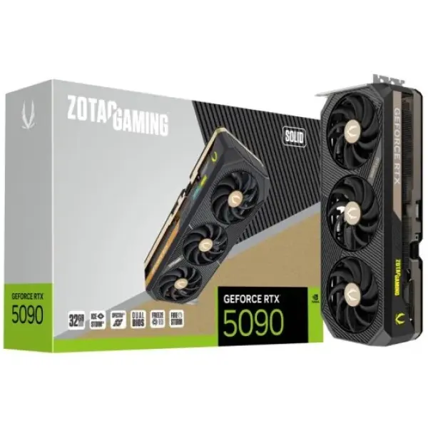 Placa Gráfica Zotac GeForce® RTX 5090 Solid 32GB GDDR7
