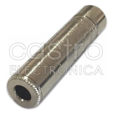 Ficha Jack 6,3mm Femea Metalica Stereo