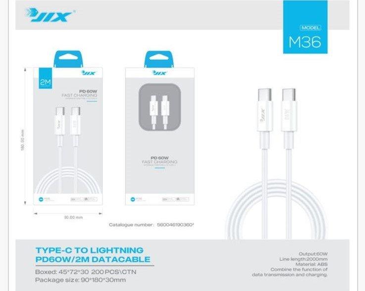 Cabo de Dados Type-C para Type-C 2M – PD 60W