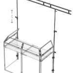 Stand de Iluminação para Cabine DJ 180.033 (DB3L) - VONYX
