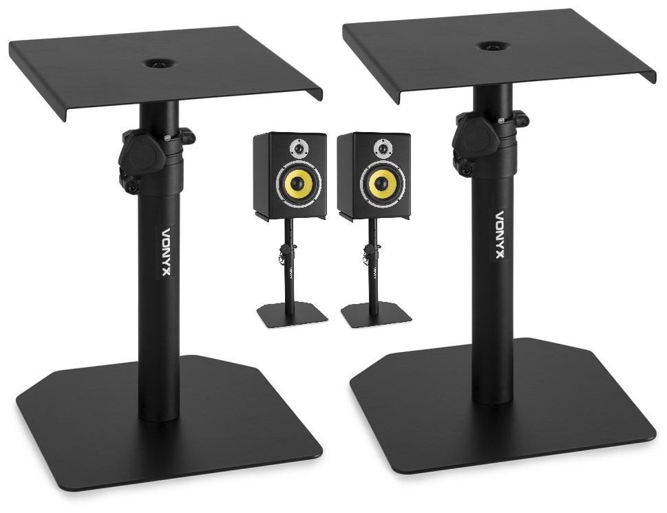 Suporte de Mesa Ajustável p/ Coluna Monitor (SMS10) - VONYX