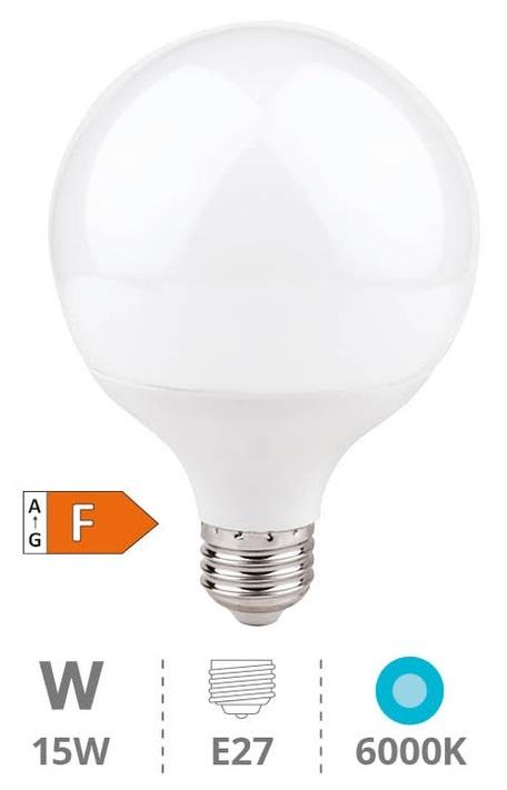 Lampada LED E27 C5 G95 220V 15W Branco F. 6000K 1500Lm