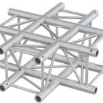 Truss Profissional Junção T de 4 Vias Cruzado (P30 - T35) - BeamZ