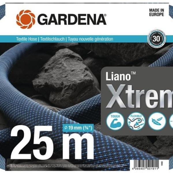 Mangueira Têxtil Liano Xtreme 3/4 Ø19mm (25 mts) - GARDENA