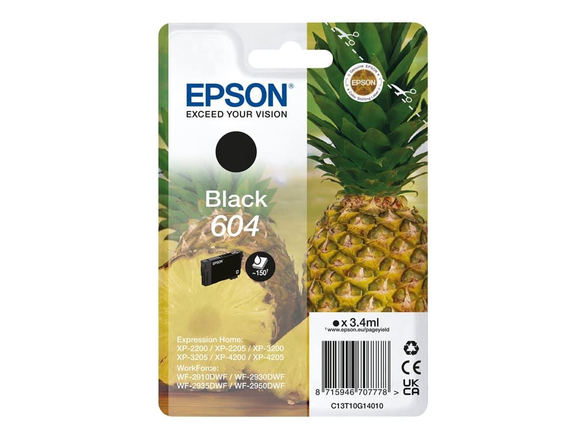 Tinteiro Epson 604 Preto Original - C13T10G14010 (Recondicionado)