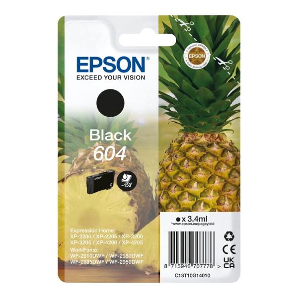 Tinteiro Epson 604 Preto Original - C13T10G14010 (Recondicionado)