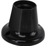 Suporte de Lampada E27 c/ Base PC Direito (Preto)