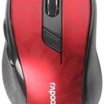 Rato Ótico M500 Silent Wireless 1600DPI (Vermelho) - RAPOO