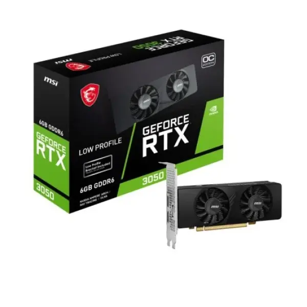 Placa Gráfica MSI NVIDIA RTX 3050 Low Profile 6Gb OC