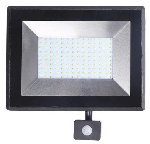 Projector LED IP65 220V Branco F. 6000K 100W 10950Lm c/ Sensor
