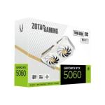 Placa Gráfica Gaming NVIDIA GeForce RTX 5060 Blackwell Twin Edge OC White 8GB GDDR7 DLSS4 - ZOTAC