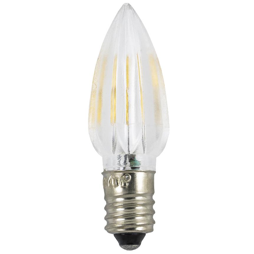 Lampada LED (tipo Vela) E10 24V Branco Q. 3000K